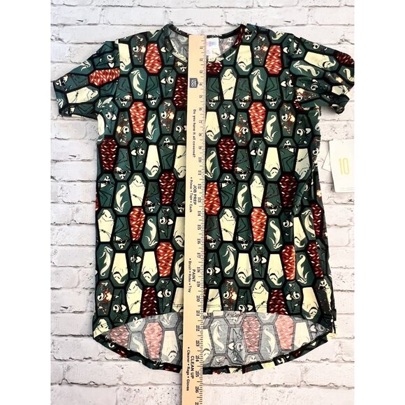 LuLaRoe Disney Gracie Girls Nightmare Before Christmas Jack Oogie Size 10 New - Picture 4 of 4